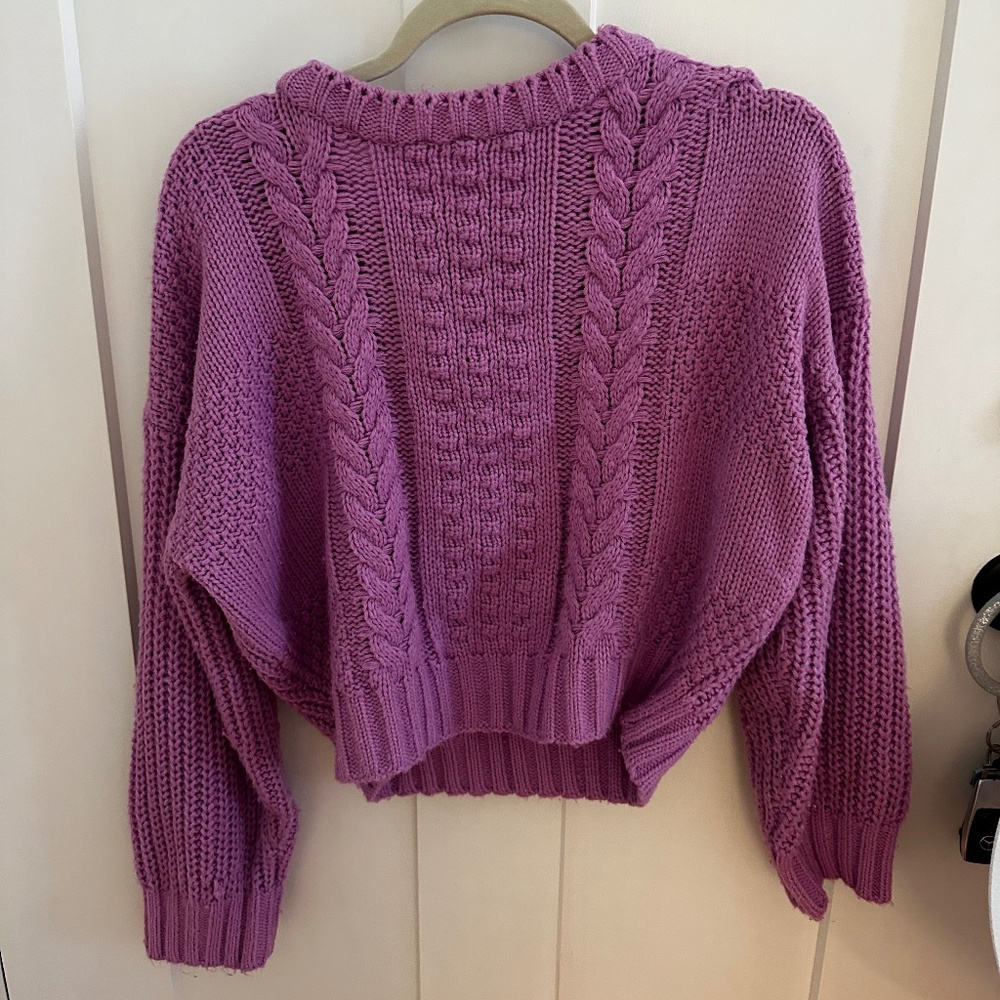 Lush Purple Sweater Size Medium